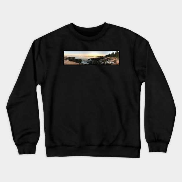 Bar Harbor Maine Crewneck Sweatshirt by ACGraphics